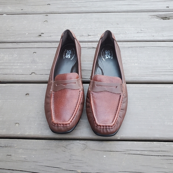 SAS Penny J Slip On Siena Preppy Acadamia Twee Grannycore Granny Punk Loafer - Picture 7 of 9